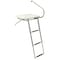 Seachoice 3 Step Deluxe Universal Swim Platform w/Slide Mount Telescoping Ladder 71191 - alternate 1